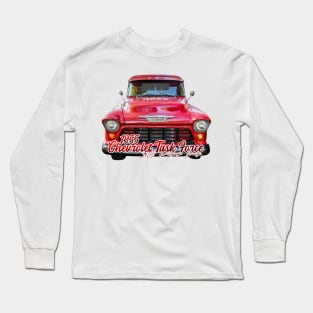 1955 Chevrolet Task Force 3100 Pickup Truck Long Sleeve T-Shirt